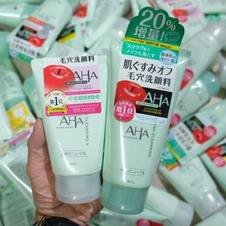 Sữa rửa mặt AHA Wash Cleansing Nhật Bản chiết xuất trái cây