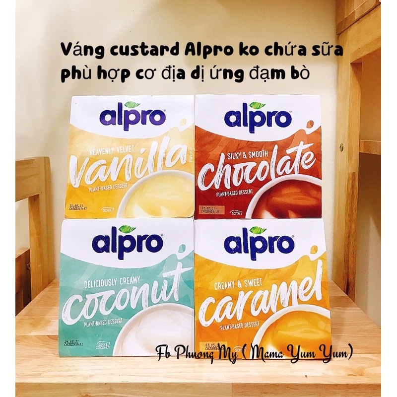 Date 10/2022 Váng sữa đậu nành ALPRO 𝐜𝐡𝐨 𝐛𝐞́ dị ứng đạm sữa bò từ 7 tháng của Anh