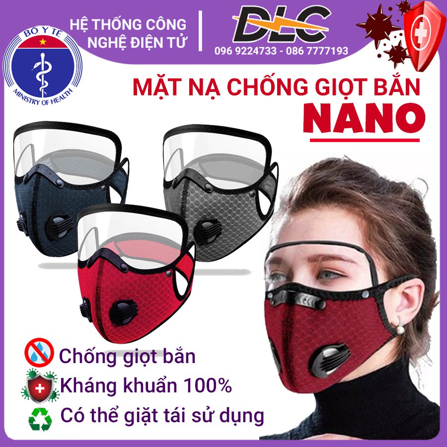 Mặt Nạ Chống Giọt Bắn Nano - Mắt Kính Bảo Hộ Chống Giọt Bắn An Toàn Tiện Lợi