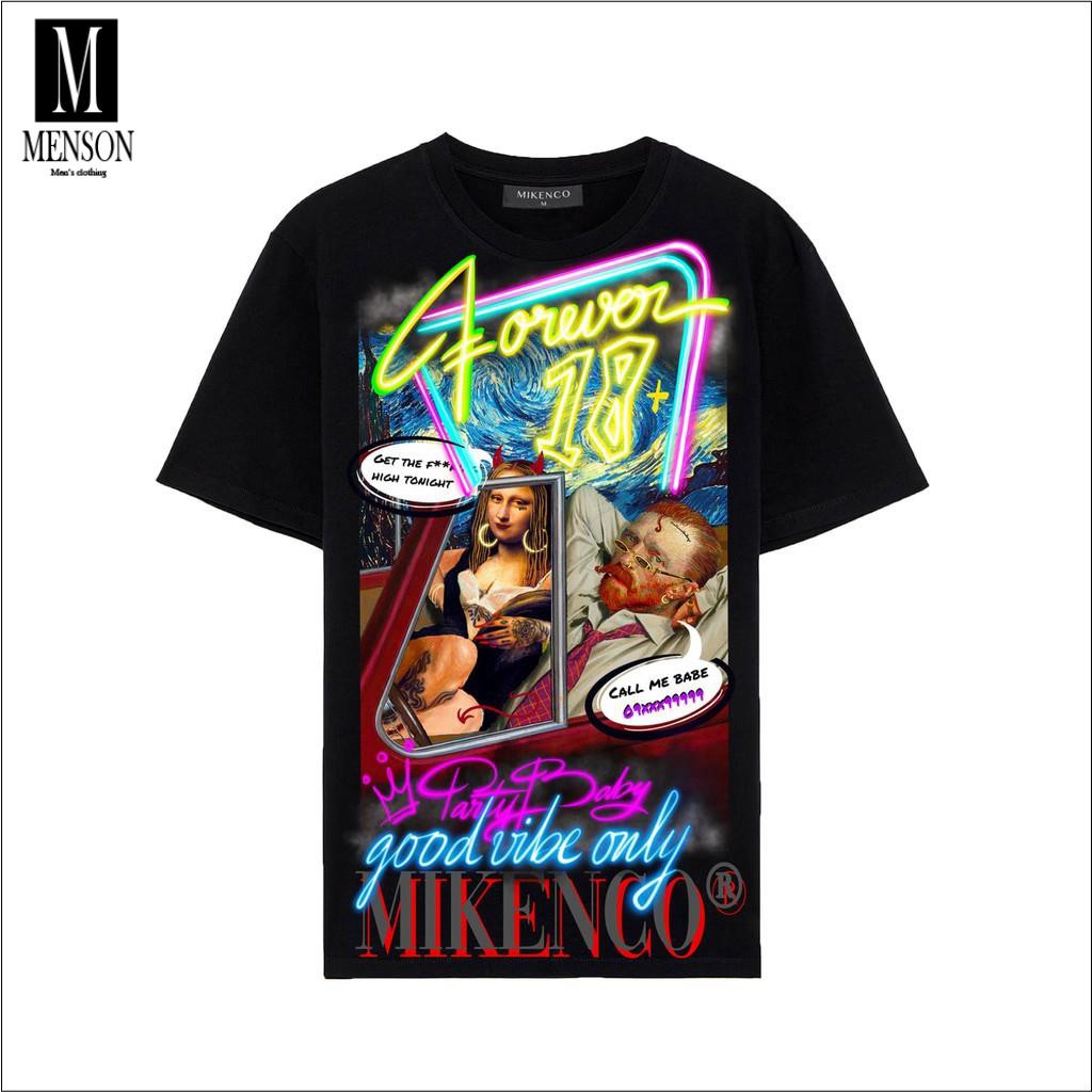 Áo T-Shirt unisex in hình 3D đẹp Vangogh AR TECHNOLOGY - Áo thun nam hàng hiệu cao cấp chất mát mùa hè Menson M 2007