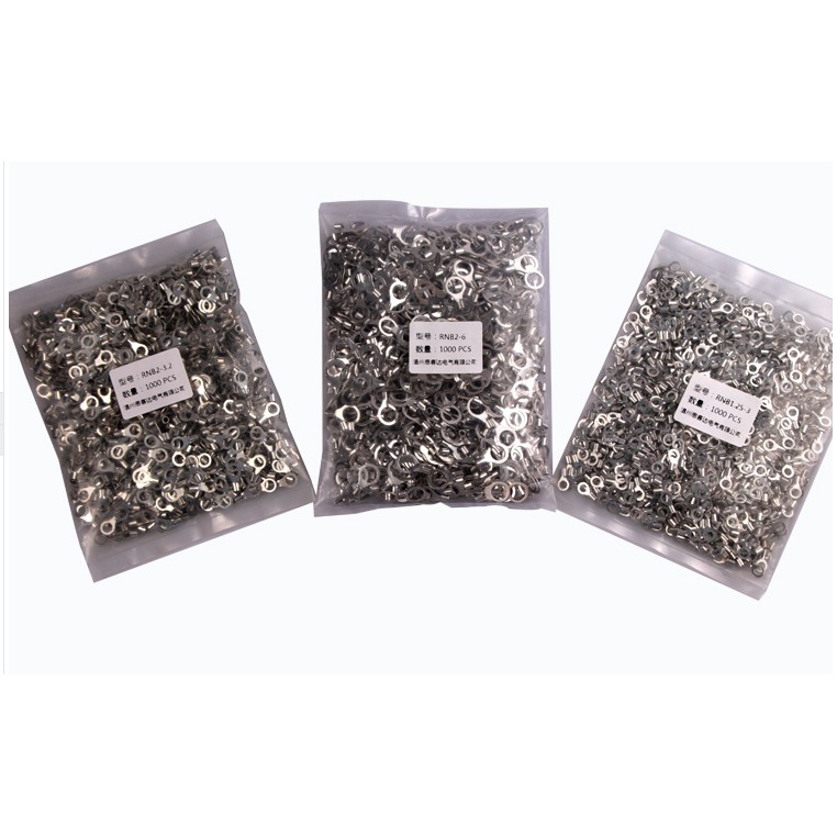 Đầu cos tròn trần RNB 1.25/2.3/2.4/2.5 - Túi 1000 cái