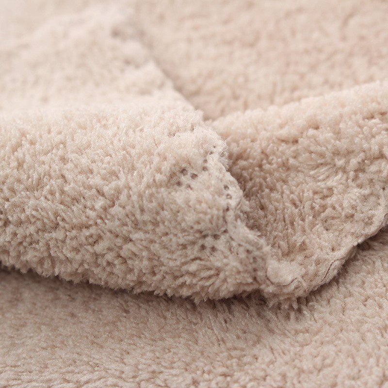 Khăn mặt cotton lông cừu Hàn Quốc mềm mịn siêu thấm nước kẻ sọc kích thước 30-50cm AcuteBaby