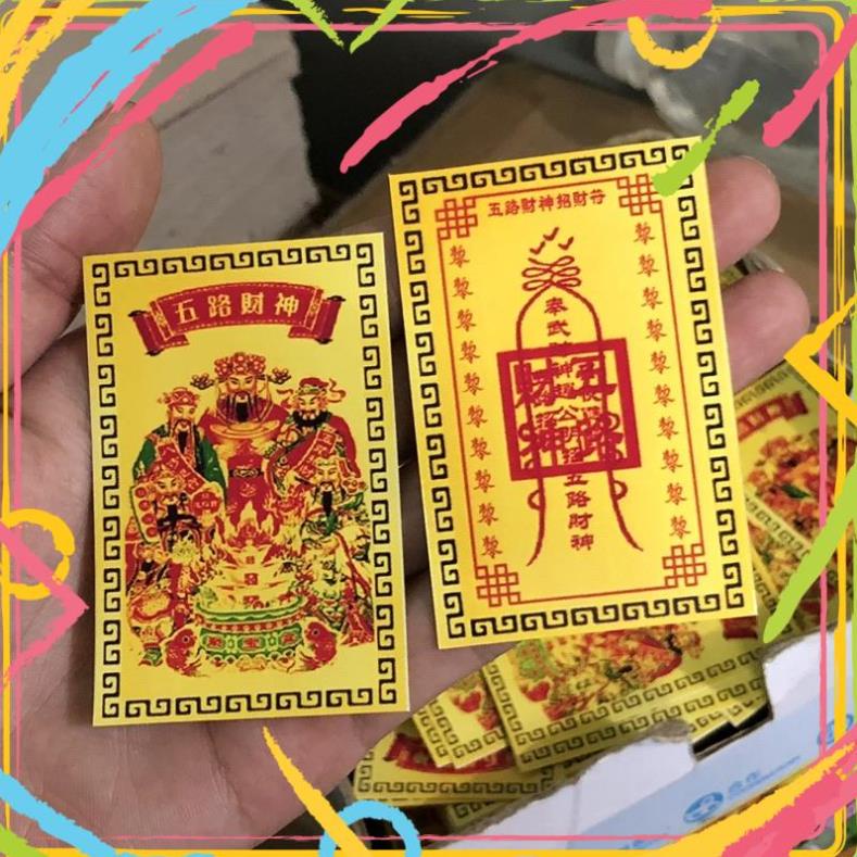 Ngũ Lộ Thần Tài - Khai Cung Tài Lộc, Bình An May Mắn - Để Ốp Lưng Điện Thoại, Để Ví