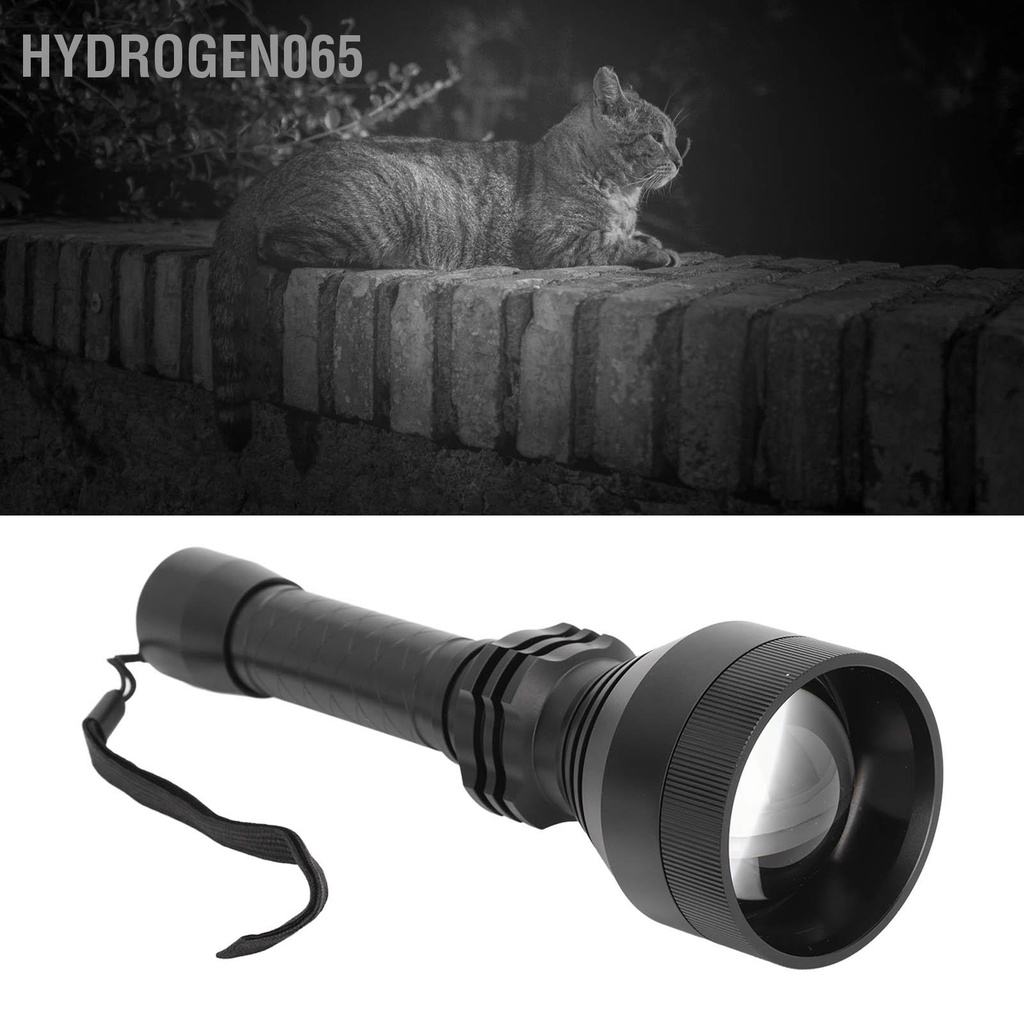 Hydrogen065 Đèn pin săn bắn 10W 850nm LED xoay tập trung hồng ngoại Tầm nhìn ban đêm Ánh sáng không thấm nước cho ngoài trời