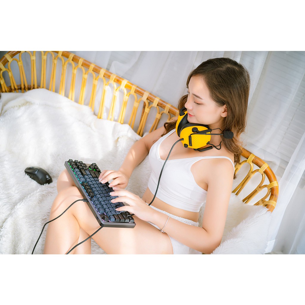 Tai nghe Gaming Phi Công E-DRA EH492 - Thiết kế độc và lạ - Siêu phẩm năm 2020 - Chất âm ngon  - Bảo hành 2 năm