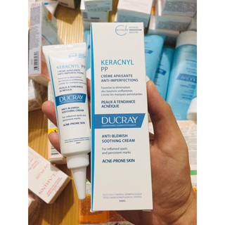 Kem Dưỡng Giúp Làm Giảm Mụn, Mờ Vết Thâm DUCRAY Keracnyl PP Anti- Blemish Soothing Cream 30ml (chính hãng)