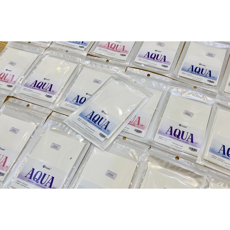 Giấy màu nước Nabii Aqua Fat Set 16 tờ (A4/A5/A6).
