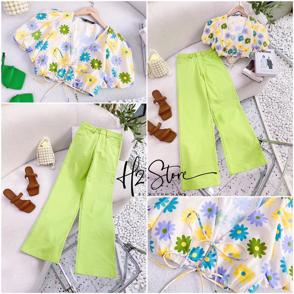SÉT ÁO HOA + QUẦN DÀI - QA0400885