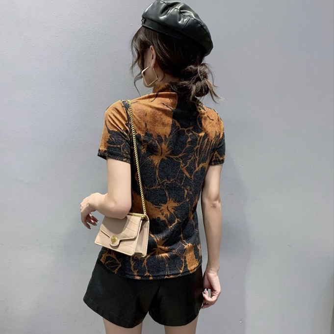 Áo lưới nữ áo thun tay ngắn nữ Đính Đá Thời Trang Cho Nữ