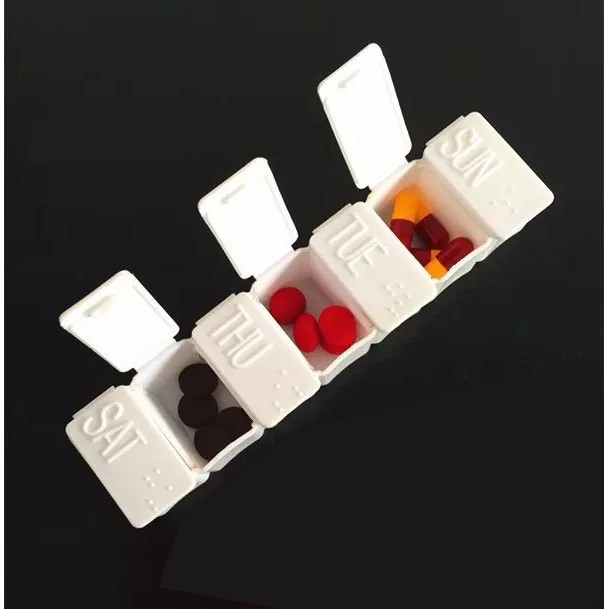 Hộp chia thuốc 7 ngày trong tuần tiện lợi chất lượng