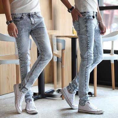 Quần jean mỏng được giặt Hàn Quốc