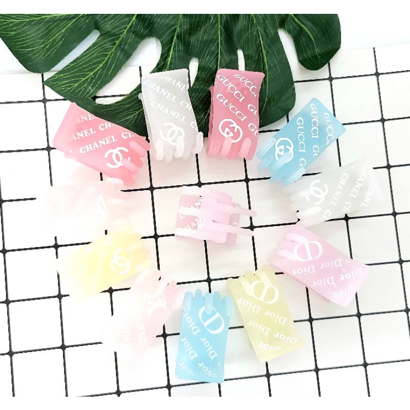 COMBO 12 CÂY KẸP TÓC CÀNG CUA DẺO KHÔNG GÃY 2802