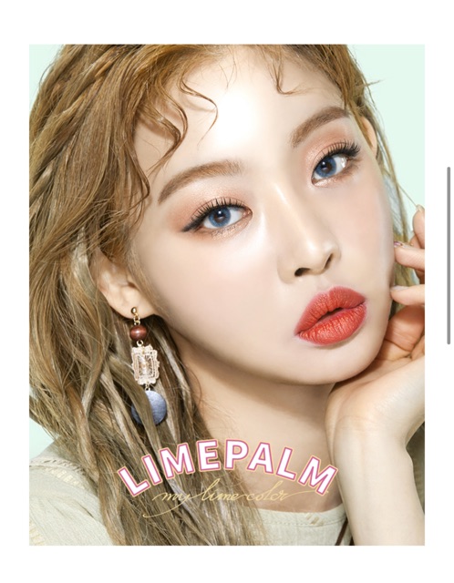 Áp tròng hàn Lime Palm 0 độ Kính Áp Tròng FAIRY SHOP CONTACT LENS