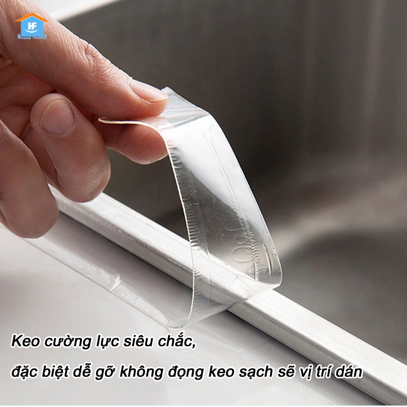 Băng dán cường lực cuộn lớn 10m chống nước chống ô mốc chống nhiễm khuẩn nhà bếp nhà vệ sinh