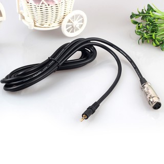 Dây micro đầu canon XLR ra 3.5 mm dài 3 mét