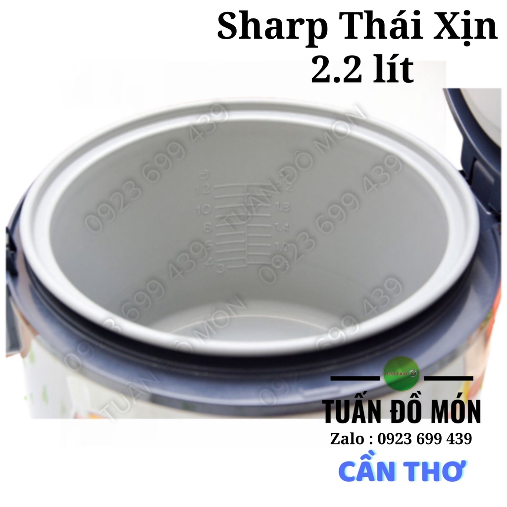 Lòng Nồi Cơm Sharp 2.2 lít KS-R231STV phụ kiện phụ tùng linh kiện chính hãng