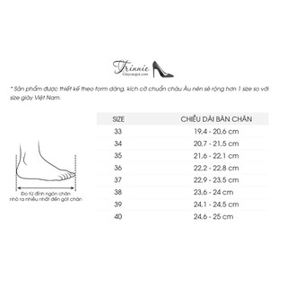Trinnie Giày cao gót Pump gót Metallic 11cm