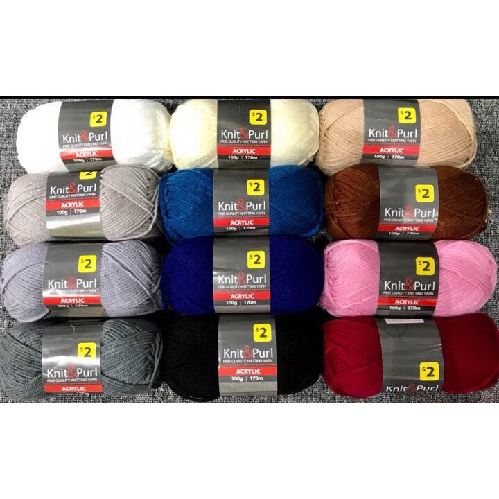 Len KNIT & PURL ACRYLIC (trung quốc)