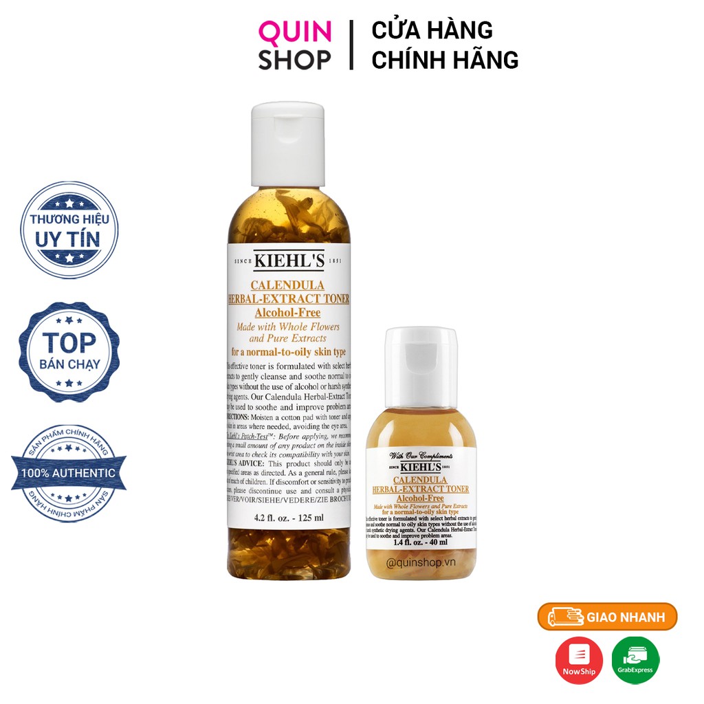 Nước Cân Bằng Da Hoa Cúc Kiehl’s Calendula Herbal Extract Toner