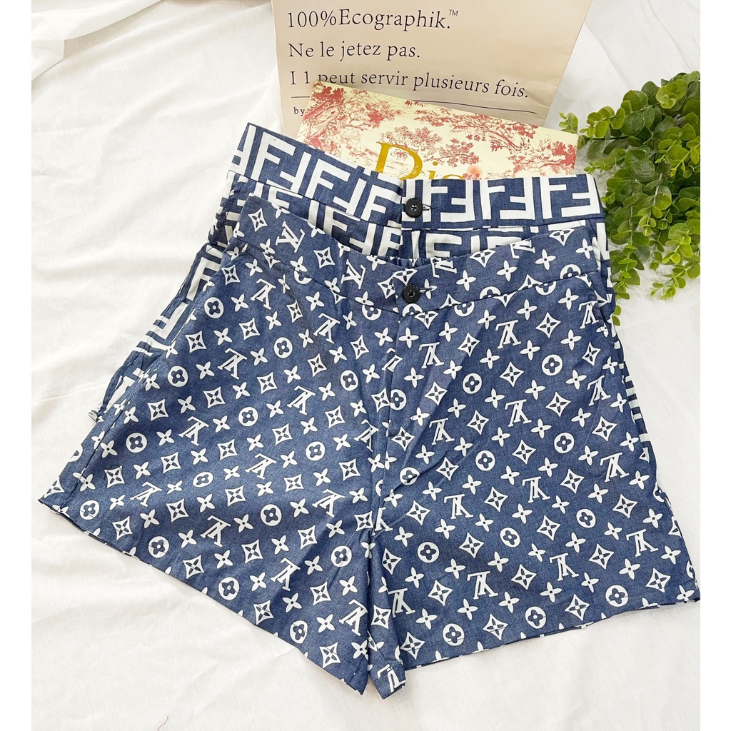 ẢNH THẬT Quần sooc/Quần đùi nữ họa tiết BIGSIZE 60-85kg