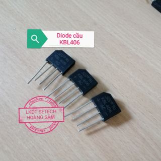 Diode cầu KBL406 4.0A/600V