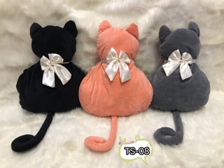 Túi sưởi điện Mèo đeo nơ