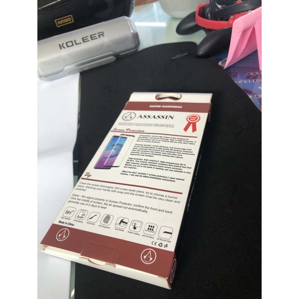 🔥Cường lực Assasin Samsung Note 8,9,10,.. màn hình cong chính hãng🔥