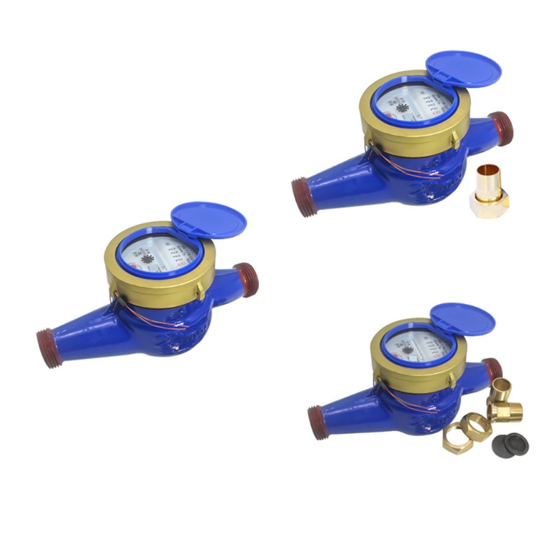 Đồng Hồ Đo Lưu Lượng Nước DN20 Bằng Kim Loại Chuyên Dụng Cho Sân Vườn