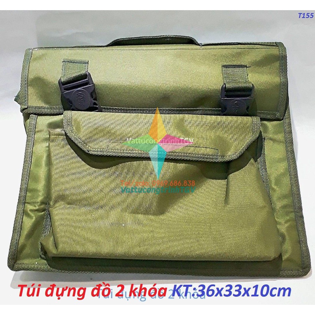 Túi đựng đồ 2 khóa KT:36 x 33 x 10cm