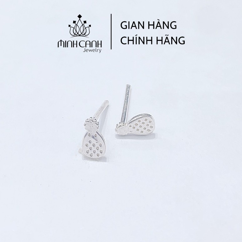 Bông Tai Bạc Hình Quả Dứa - Minh Canh Jewelry