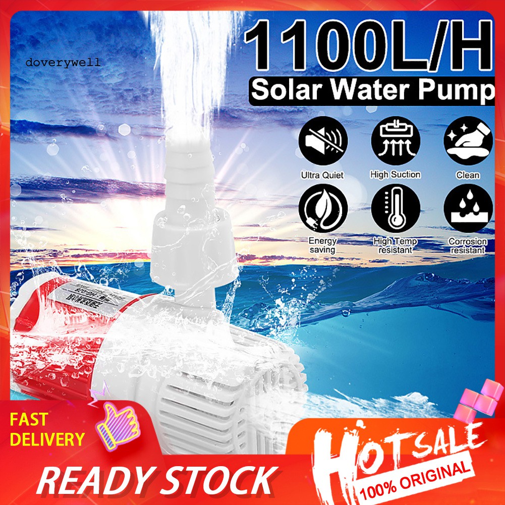 Máy Bơm Nước Dc 12v 1100l / H Max 5m Cho Hồ Cá