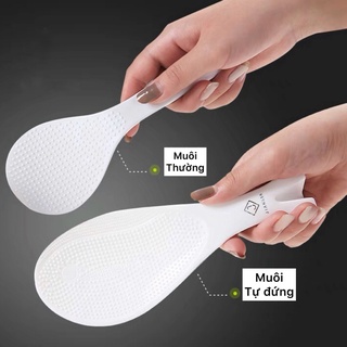 Muôi vá xới cơm tự đứng JIANXIA chống dính