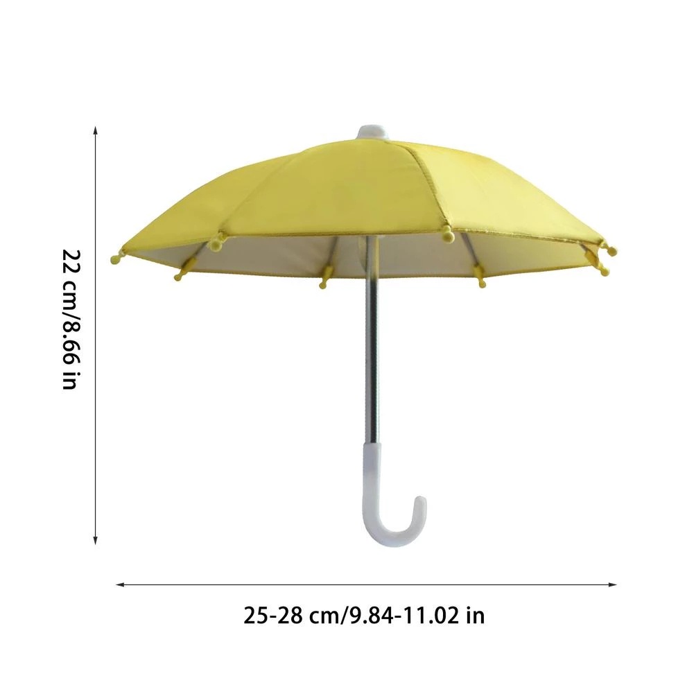 Dù Che Nắng / Mưa Mini Tự Động Bằng Polyester In Họa Tiết Dễ Thương Trang Trí Xe Đạp