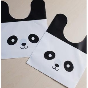 20pcs cute Panda Bakery Cookie Candy Bag Party Wedding Gift Bag