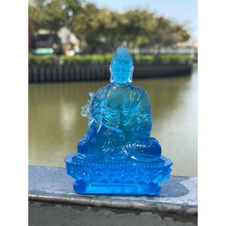 Tượng phật dược sư màu xanh dương lưu ly