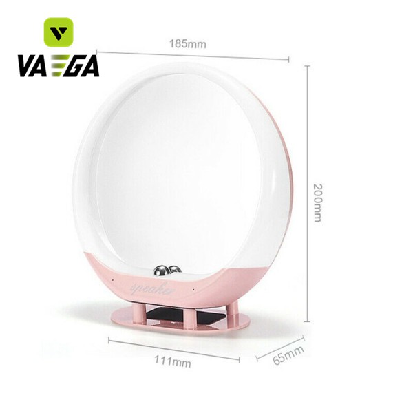 [VAEGA] Gương trang điểm LED, loa Bluetooth tích hợp, loa điều khiển từ xa