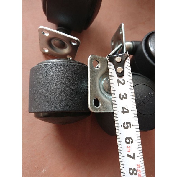 Bộ 4 Bánh xe Hàn Quốc Mới kích thước trên hình lắp cho quạt máy hơi nước