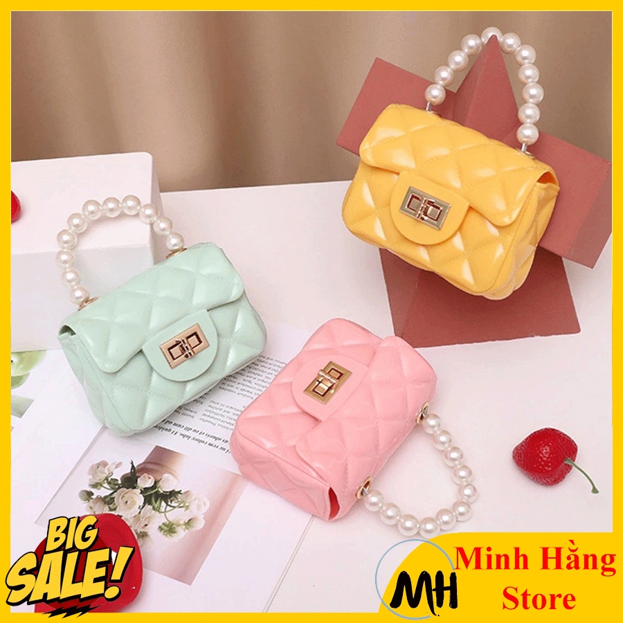 Túi Xách Nữ mini form cứng cáp dễ thương, túi 2 kiểu xách tay và đeo chéo