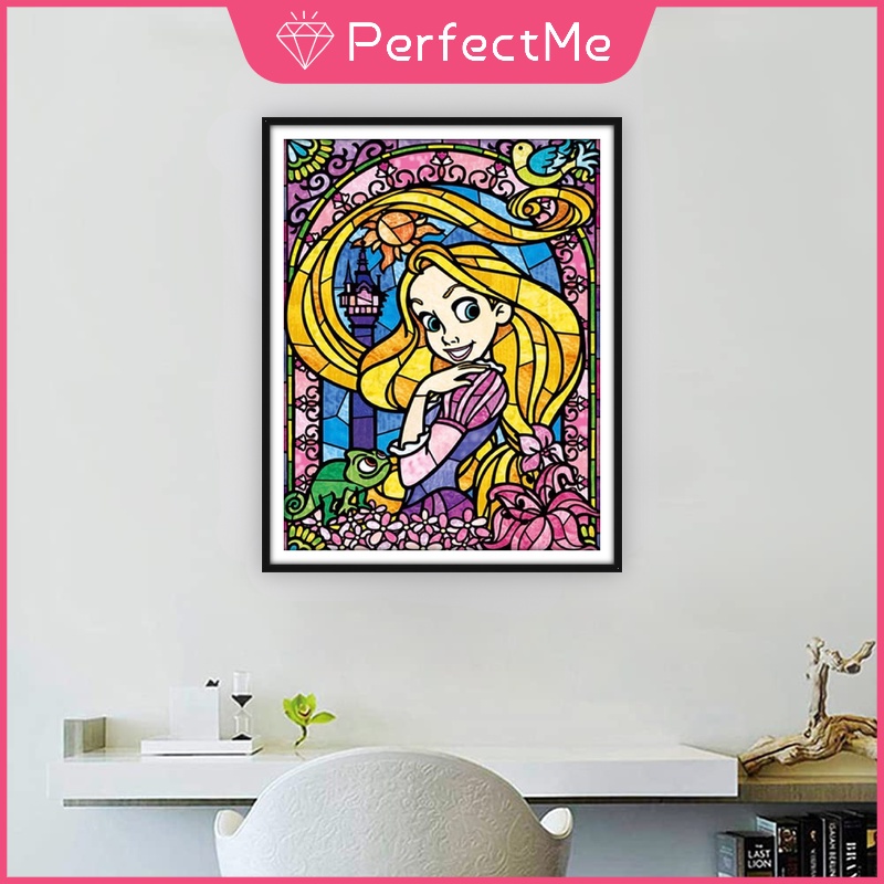 Bộ Tranh Đính Đá 5D Tự Làm 30x40cm Hình Nhân Vật Hoạt Hình Disney Độc Đáo