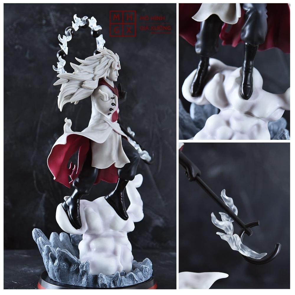 Mô hình Naruto Uchiha Madara dáng đứng chiến đấu cực ngầu . cao 36cm , nặng 1kg7 . Figure naruto , mô hình giá xưởng