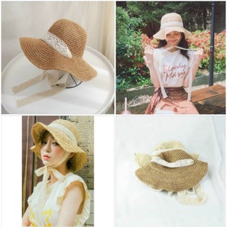 Mũ cói đi biển thời trang