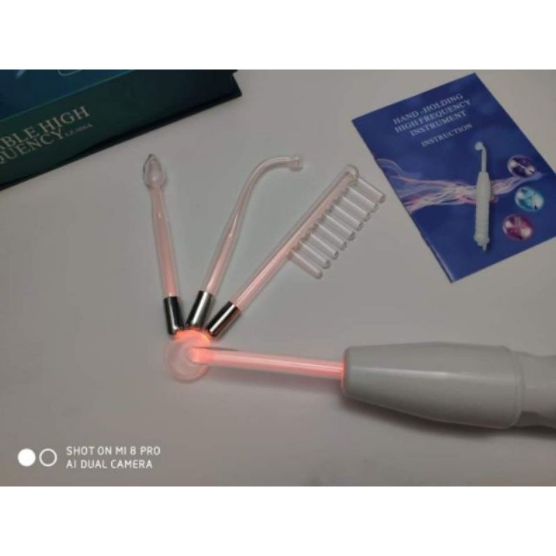 Máy Điện Tím Cầm Tay Sát Khuẩn Sau Nặn Mụn Dùng Cho Spa