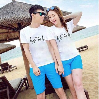 [L O V E] Áo Thun Cặp Đôi Nam Nữ Siêu kute