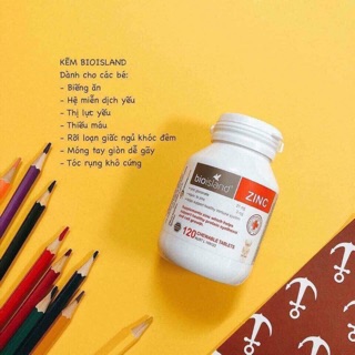 Kẽm bioisland zinc úc - 6113