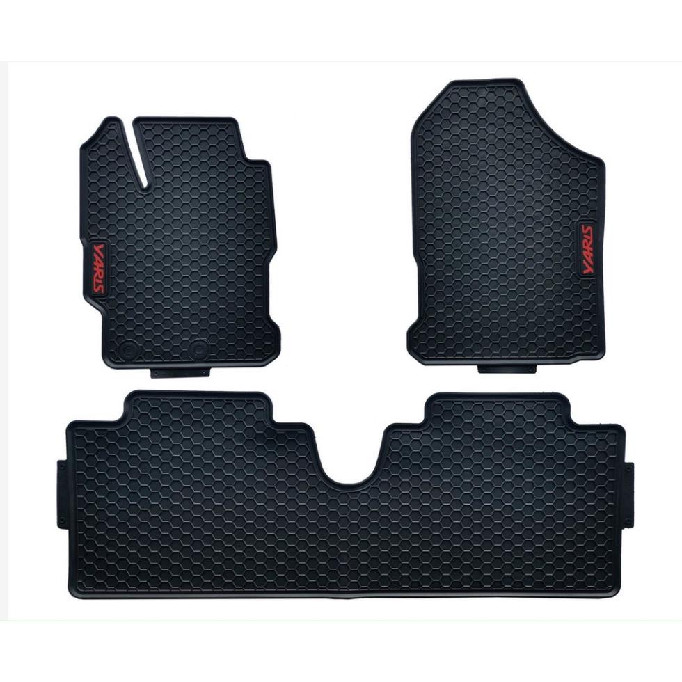 Thảm Lót Sàn Cao Su Xe Toyota Yaris Cross 2023  Màu đen -Sàn Cao Su Đúc dễ vệ sinh chuẩn form xe