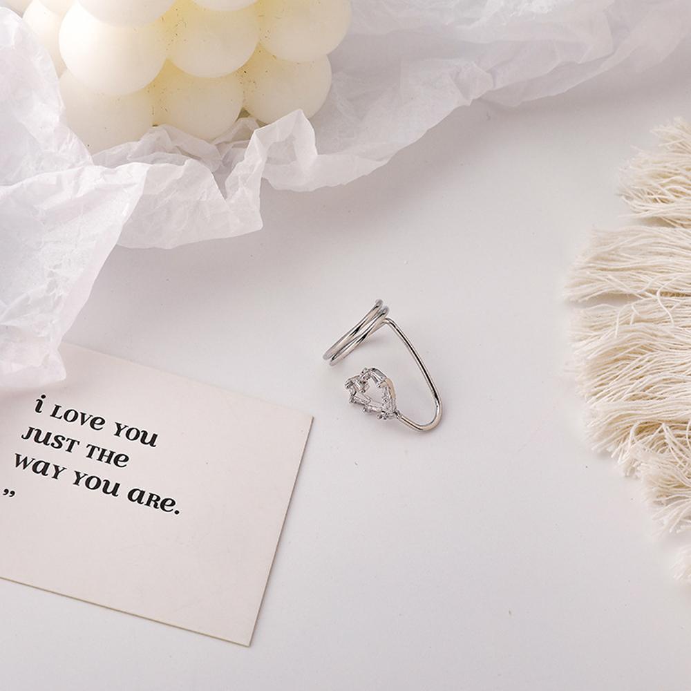 Ốp Điện Thoại Kim Loại Họa Tiết Trái Tim Khoét Rỗng Hợp Thời Trang Bảo Vệ Ngón Tay Cho Nữ