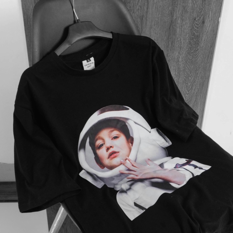 Áo thun tay lỡ ADLV Baby Phi Hành Gia MSW Town , áo thun cotton nam nữ