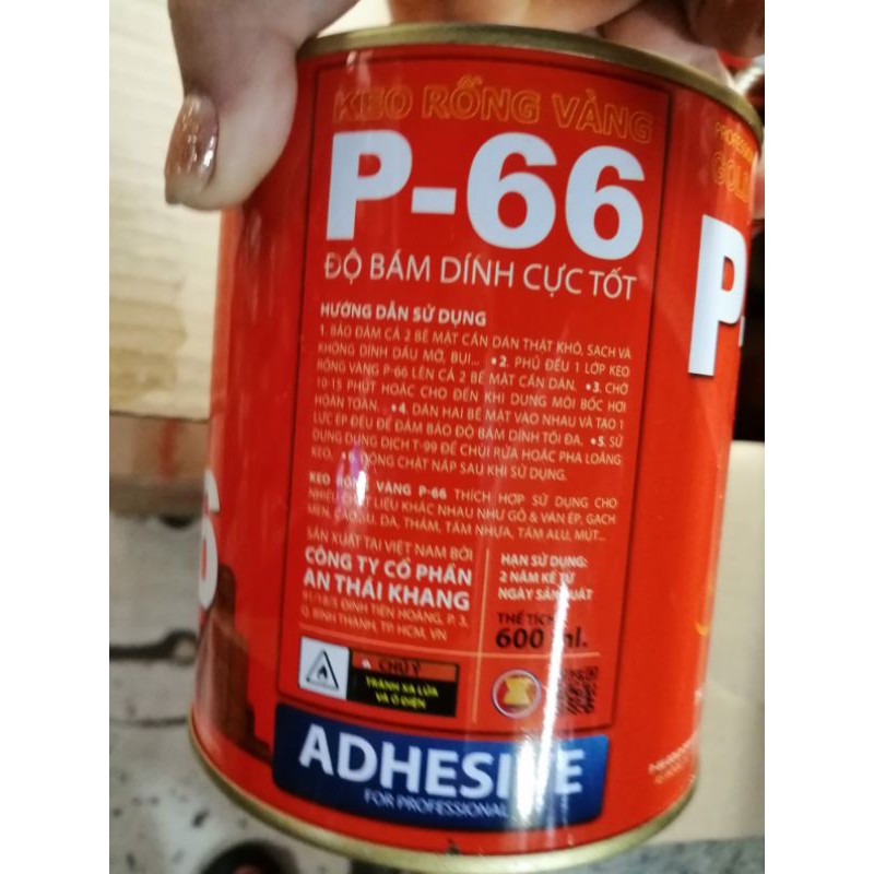KEO CON CHÓ P66 LON 600ML