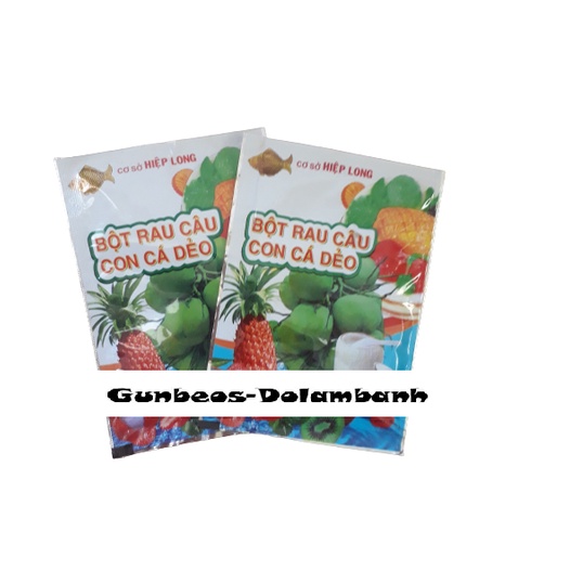 Bột rau câu con cá dẻo
