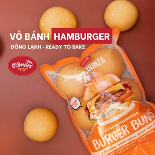 Vỏ Bánh Hamburger Bunza O Smiles 420g túi 6 bánh